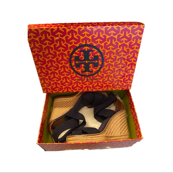 TORY BURCH Adonis Espadrille Wedge - Picture 1 of 16